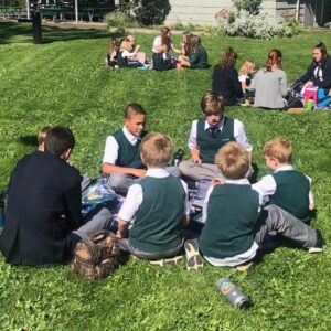 AWV Lunch outdoors