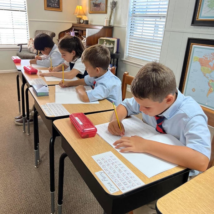 Masterly Inactivity is the peaceful presence held by an Ambleside teacher that gently invites a child to strengthen his will to do as he ought – for example, to sit up correctly, or show kindness. Masterly Inactivity is not heavy-handed but is peaceful and natural.